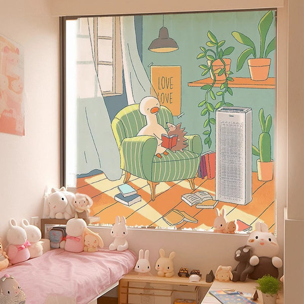 Cortina Decorativa con Velcro - Diseño Adorable y Fácil de Instalar