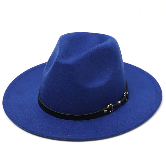 Sombrero Jazz de Ala Ancha en Lana - Estilo Versátil para Cualquier Ocasión