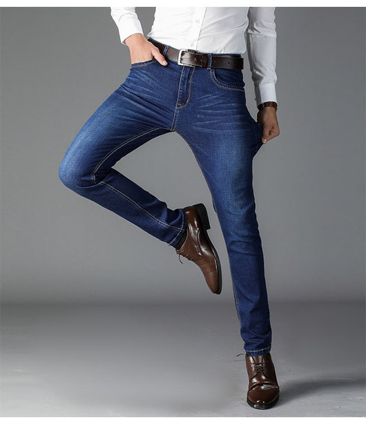 Jeans Ejecutivos de Verano para Hombre - Corte Recto Elástico y Cómodo - Image 17