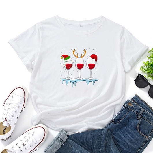 Playera Casual Estampada para Mujer Manga Corta - Image 7
