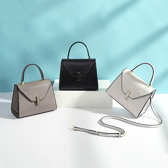 Bolso de Cuero Pequeño para Mujer - Piel de Vaca Genuina