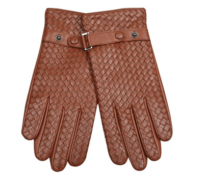 Guantes Tejidos de Cuero para Hombre - Otoño e Invierno - Image 16