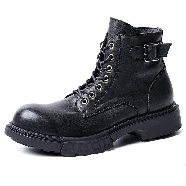Botas de Trabajo Altas de Cuero para Motociclista - Image 4