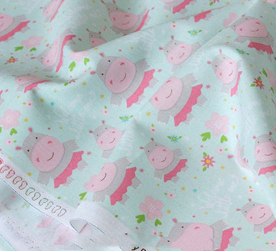 Tela Algodón Estampado Caricatura Colores Pastel para Costura DIY - Image 11