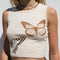 Blusa Tirantes Mariposas para Mujer