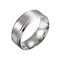 Mens Wedding Rings Negro Sliver Dorado Pure 8MM Rings Plateado 10.
