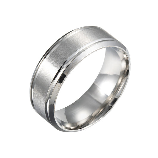 Anillos de Boda para Hombre 8MM en Plata, Oro y Negro - Image 8