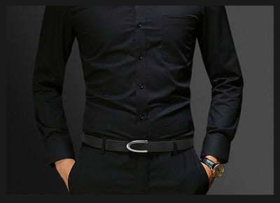 Cinturón de Cuero Genuino para Hombre con Hebilla de Precisión - Image 13