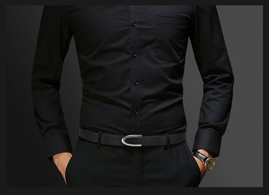 Cinturón de Cuero Genuino para Hombre con Hebilla de Precisión - Image 13