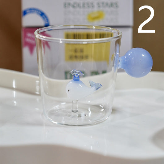 Vaso de Agua con Diseño Animal 3D en Vidrio - Image 5