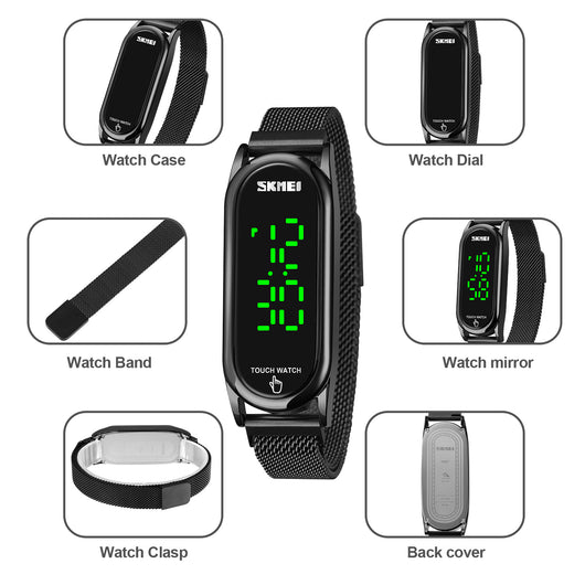 Reloj Inteligente de Pareja con Pantalla Táctil y Pulsera Magnética - Image 10