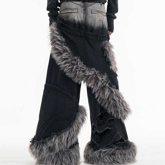 Jeans de Dos Piezas PU Premium para Hombre - Diseño Elegante y Moderno