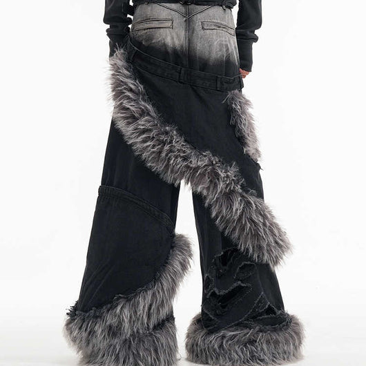 Jeans de Dos Piezas PU Premium para Hombre - Diseño Elegante y Moderno