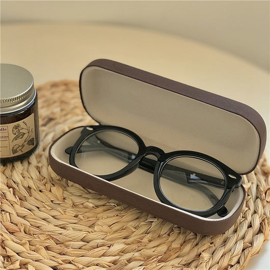 Estuche para Gafas de Diseño Literary con Textura de Madera - Image 7