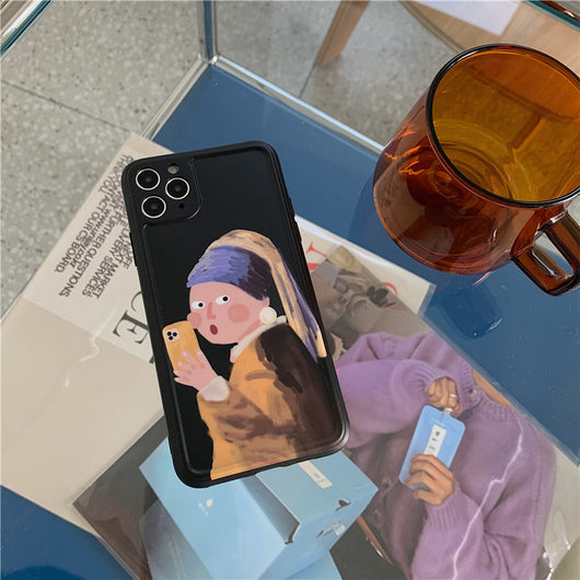 Funda de Pareja Suave para Teléfono - Diseño Minimalista Unisex - Image 5