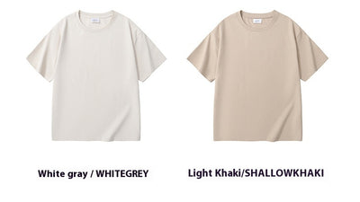 Camiseta Básica de Pareja Unisex - Colores Sólidos Modernos - Image 27
