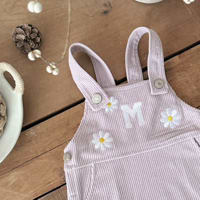 Falda Suspender con Bordado de Lavanda para Niña - Primavera y Otoño - Image 16