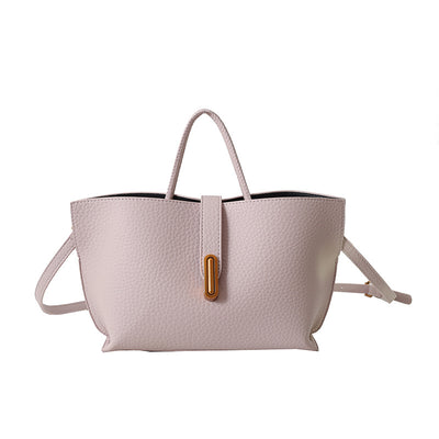 Bolso Bucket de Cuero Encerado Elegante y Portátil - Image 13