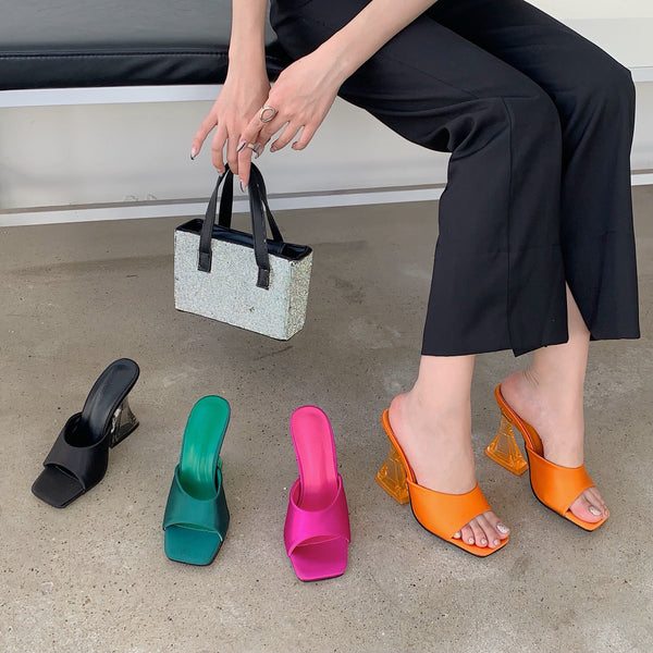 Pantuflas Elegantes Estilo Europeo y Americano para Mujer