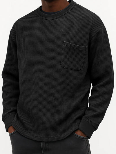 Sudadera Casual Cuello Redondo Manga Larga Talla Grande para Hombre - Image 26