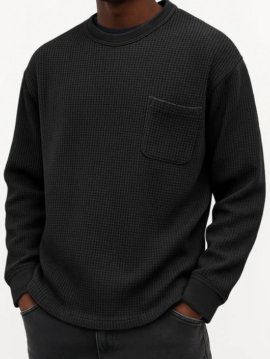 Sudadera Casual Cuello Redondo Manga Larga Talla Grande para Hombre - Image 26