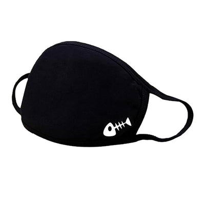 Black face mask with a white rhinestone 'Queen' text and crown design, featuring ear loops. - Image 7