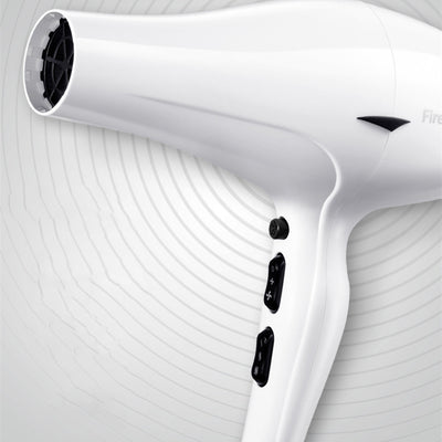 Black FirePhoenix 3100H hair dryer with silver accents and blue button, featuring a sleek design. - Image 8