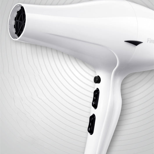 Black FirePhoenix 3100H hair dryer with silver accents and blue button, featuring a sleek design. - Image 8