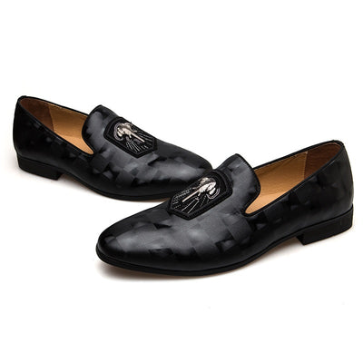 Zapatos de Cuero Puntiagudos con Altura para Hombre - Slip-on Versátil - Image 6