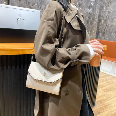 Bolso Bandolera Cuadrado con Textura Fashion - Versátil y Elegante - Image 9