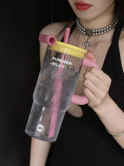 Vaso Portátil de Gran Capacidad con Popote - Tritan Resistente - Image 8