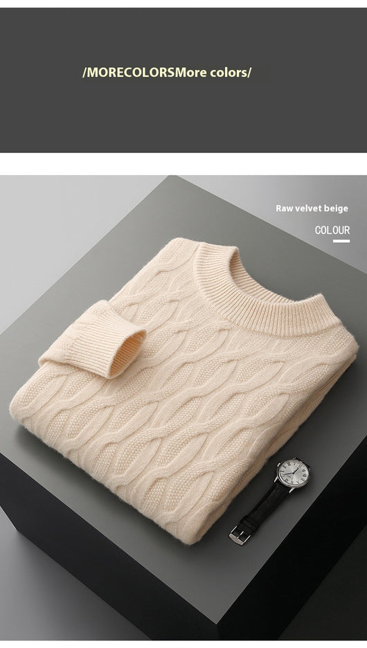 Suéter Cuello Alto Grueso para Hombre - Pullover Tejido Premium - Image 12