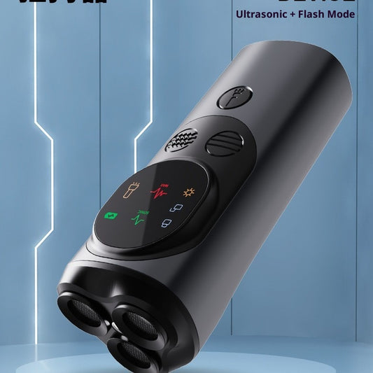 Repelente Ultrasónico Portátil para Perros con Luz LED - Entrenador Anti-Ladridos