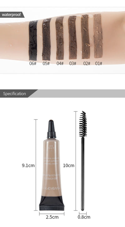 Kit de Tinte de Cejas Henna Waterproof - Gel Duradero con Aplicador - Image 15