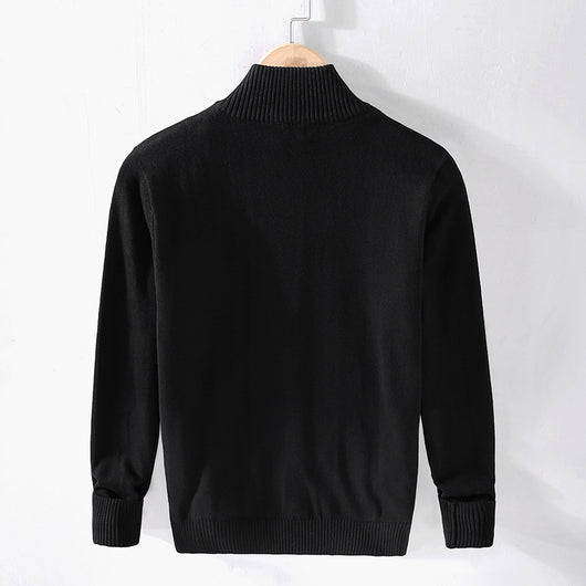 Chamarra Casual para Hombre con Cuello Alto y Cierre - Image 3