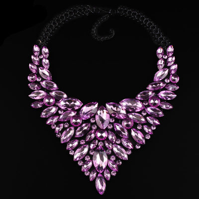 Cadena de Suéter de Diamantes Completos - Collar de Aleación con Cristales de Lujo - Image 10