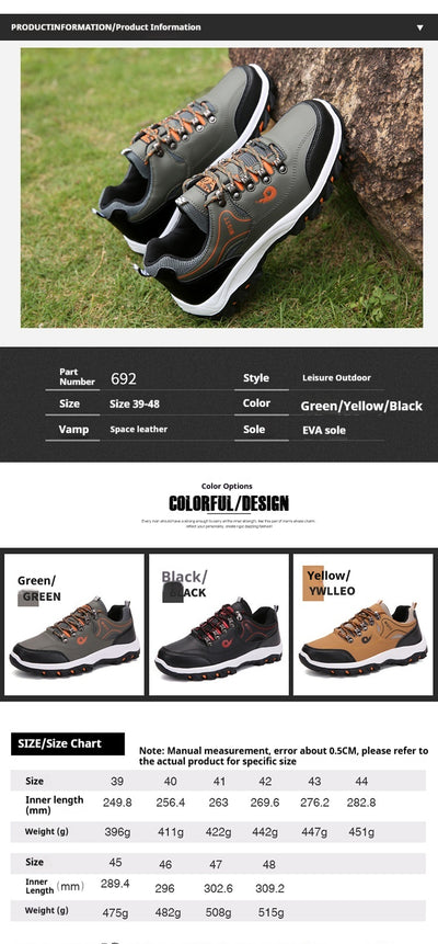 Zapatos de Senderismo con Bloques de Color para Primavera y Verano - Image 9