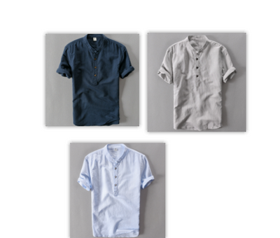 Camisa de Algodón y Lino - Image 8