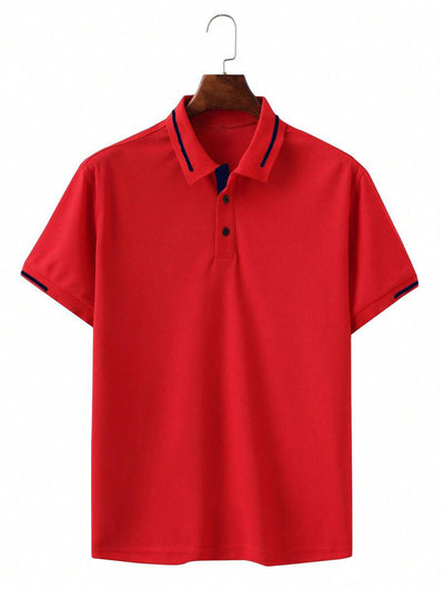 Camisa Casual Transpirable de Manga Corta para Negocios y Commuting - Image 23