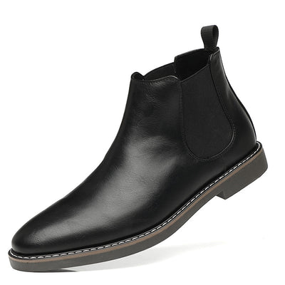 Botas de Cuero para Hombre Talla Grande con Punta Afilada - Image 5