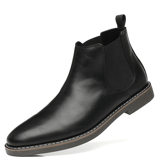 Botas de Cuero para Hombre Talla Grande con Punta Afilada - Image 5