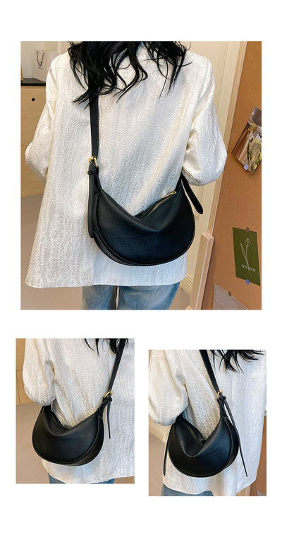 Bolso Mensajero de Cuero Suave Capacidad Grande para Llevar Bajo el Brazo - Image 12
