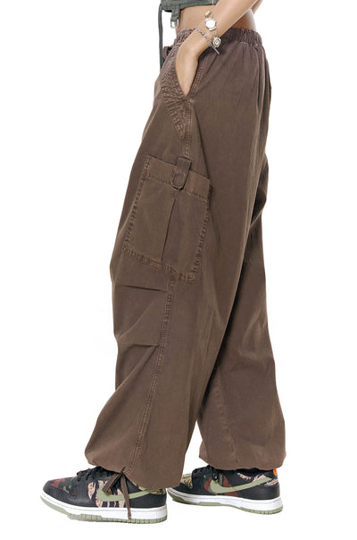 Pantalones Retro Anchos con Cintura Ajustable y Tobillo Anudado - Image 24