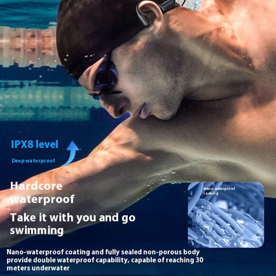 Auriculares Bluetooth de Conducción Ósea Deportivos Resistentes al Agua - Image 3