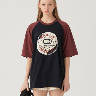 Playera Raglan Bicolor para Parejas - Manga Corta Hombre - Image 9