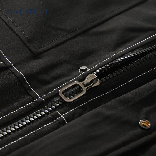 Chaqueta de Plumón con Capucha para Invierno - Versátil para Hombre - Image 8