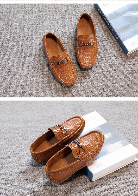 Zapatos de Cuero Estilo Británico para Niños Step On - Image 23