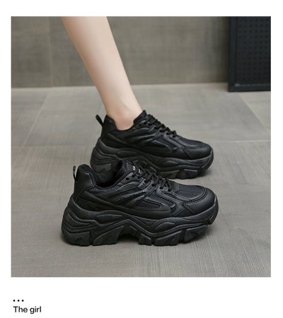 Zapatillas Blancas Deportivas con Suela Gruesa y Transpirables - Image 14