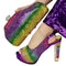 Tacones Altos Fish Mouth con Bolso a Juego - Estilo Fashion para Dama