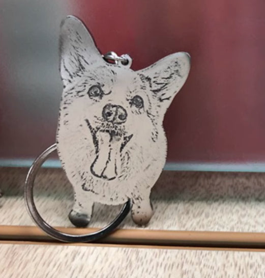 Llavero Personalizado con Foto de Mascotas - Gato y Perro - Image 4